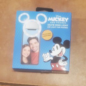 Disney Mickey Mouse Clip On Selfie Ring Light for Phone